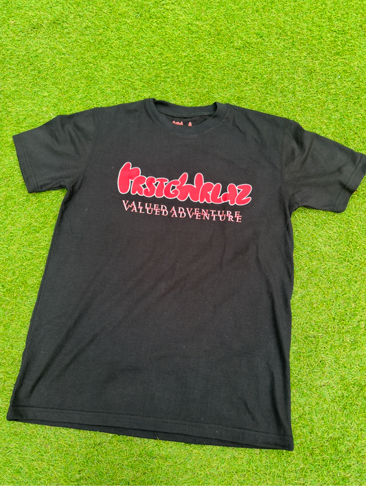 BLACK/RED TEE